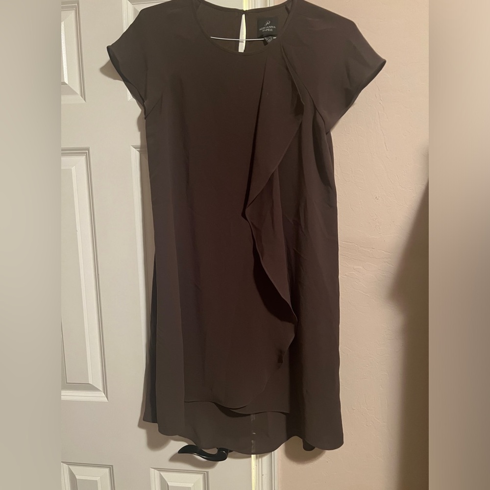 Adrianna Papell dark green dress size 4